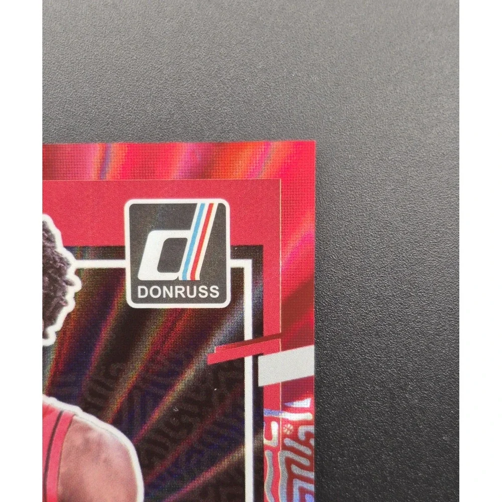 2023 Donruss Amen Thompson #206 Rated Rookie Red & Green Lazer /75 (RC) Rockets